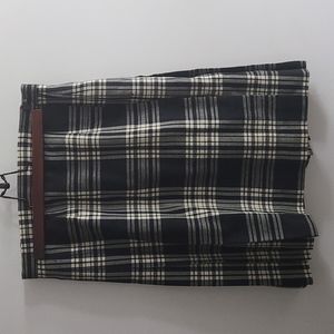 Vintage SportRite by Highland Queen Kilt. Black and Off-White
